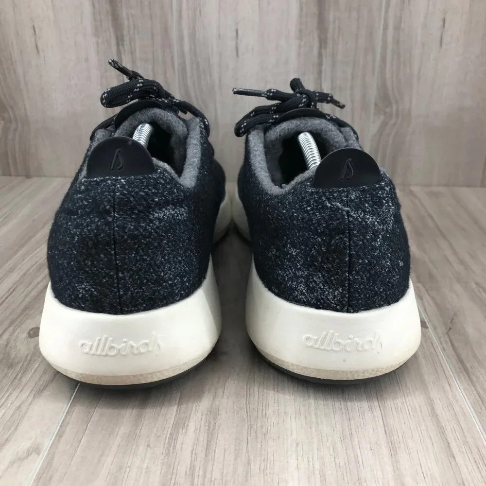 Allbirds Sneakers Mens 12 Wool Runner Mizzles Blue Wool Lace Up Shoes